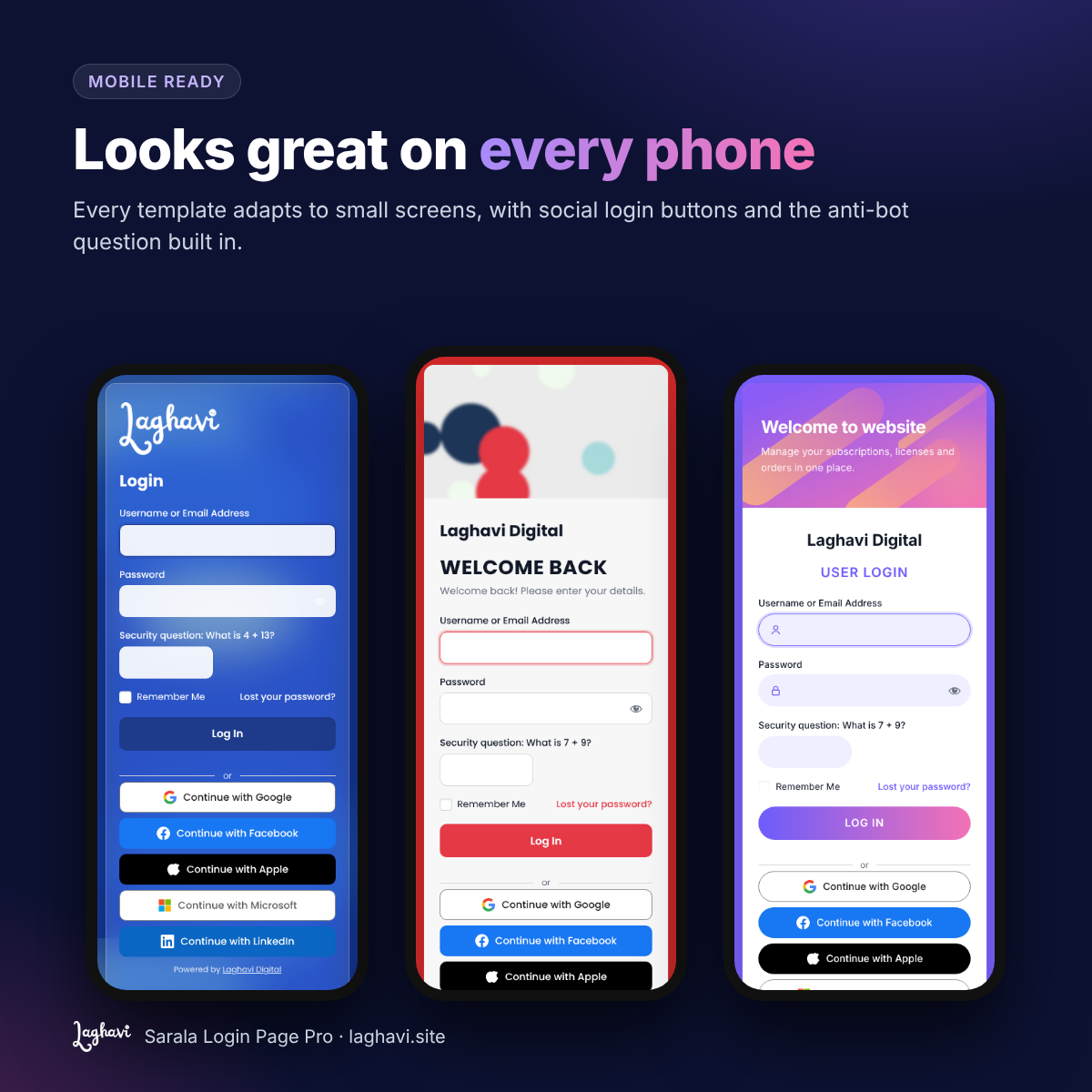 Sarala Login Page Pro - Image 7