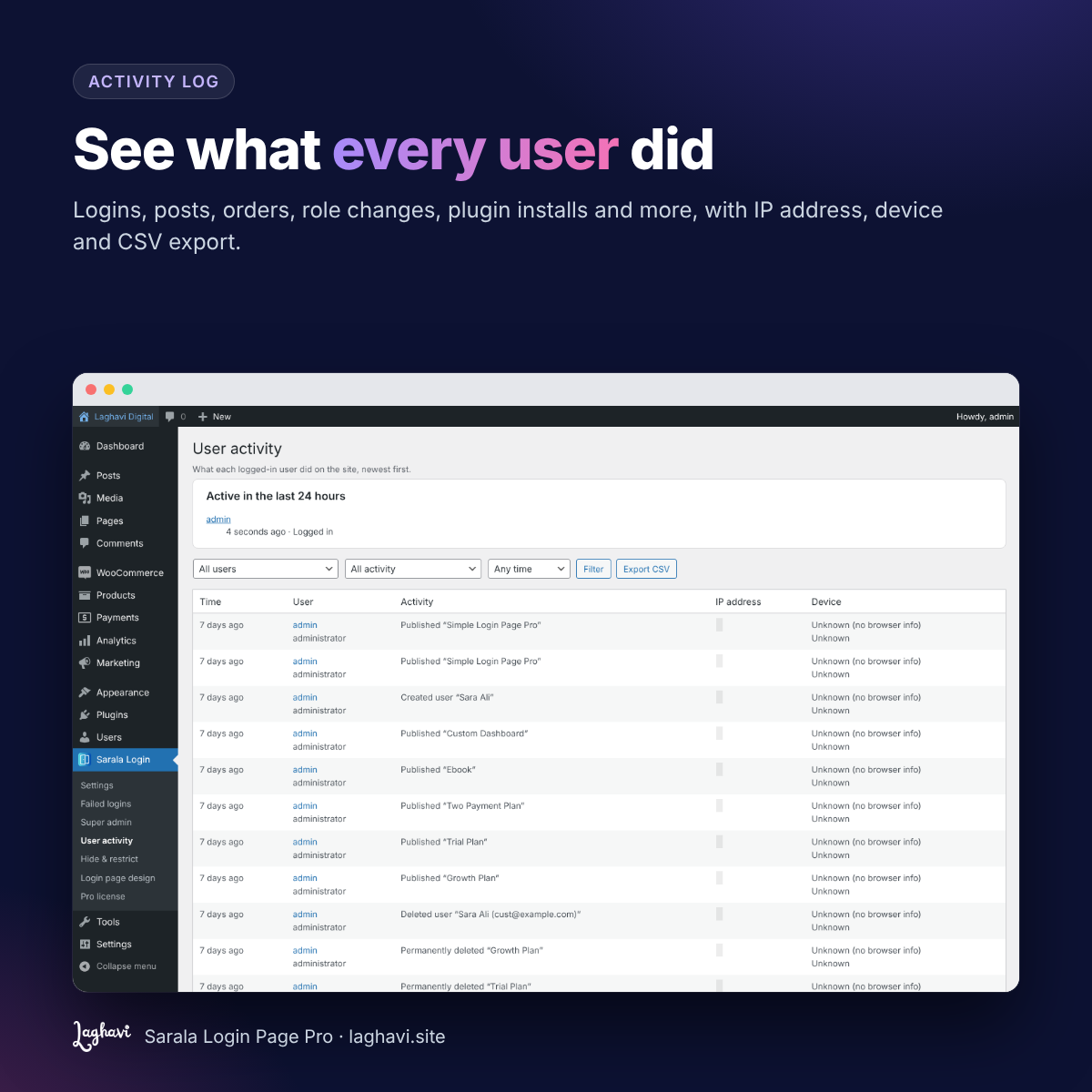 Sarala Login Page Pro - Image 4